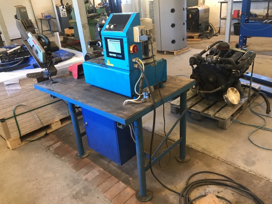 Hydraulik slange presser