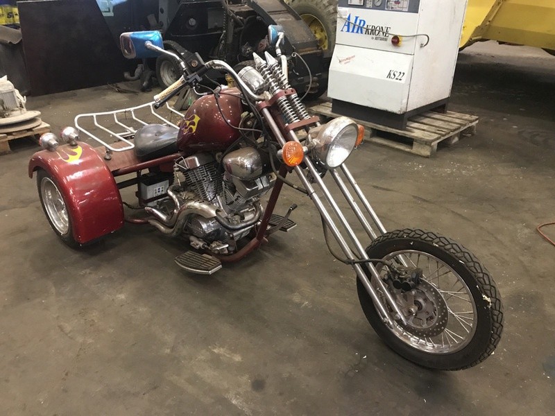 3 hjulet motorcykel 