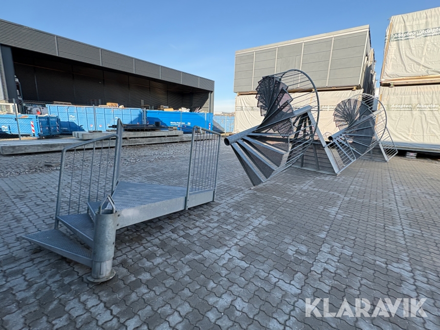 Spindeltrappe - 3 etager