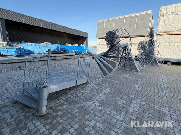 Spindeltrappe - 3 etager