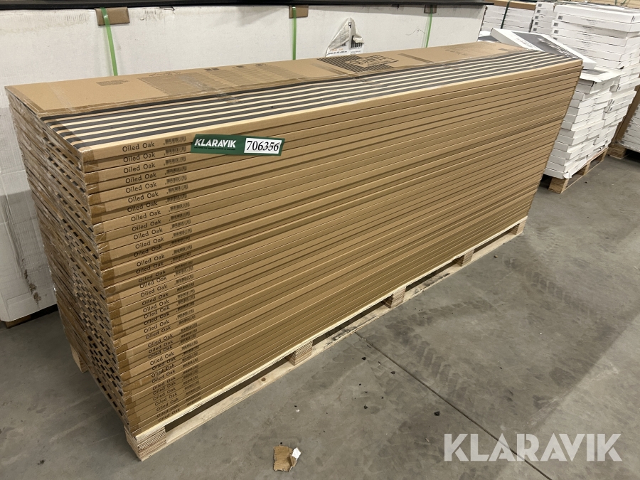Akustikpaneler Fibrotech Oiled Oak 37stk