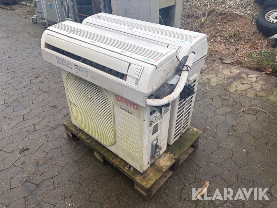 Varmeblæser ude og inde komponenter Sanoy 2styk