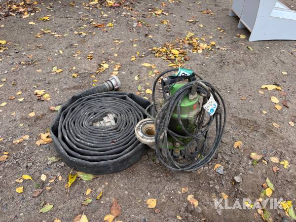 Dykpumpe Zacho Vx750 med slange