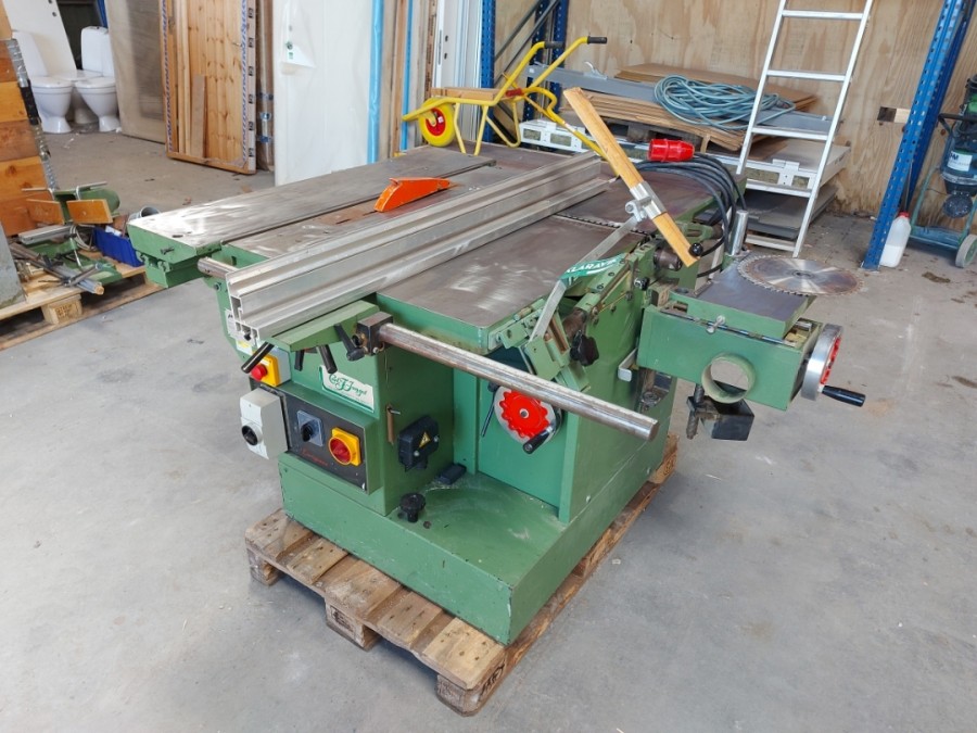 Kombimaskine med spånsug