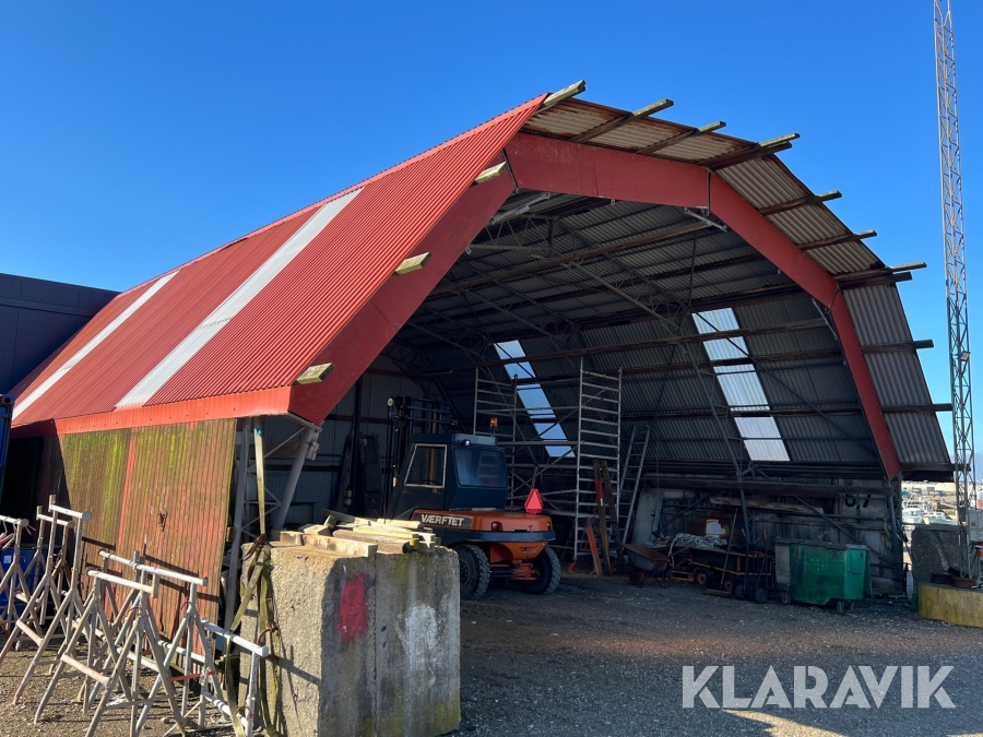 Lagerhal  5 stålbuer