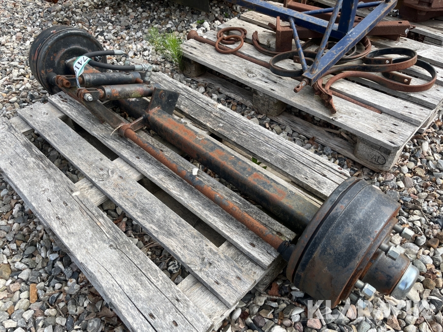 Aksel med bremse FAD Hydraulisk bremse