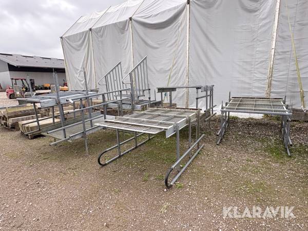 Platforme og trappe 8 styk