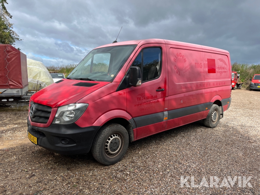 Varebil Mercedes-Benz Sprinter 211 CDI kassevogn
