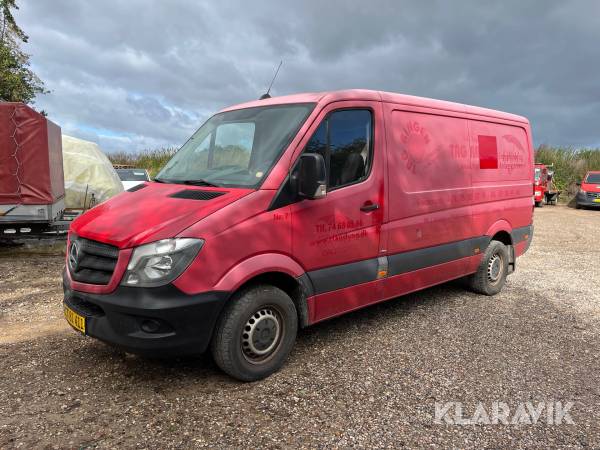 Varebil Mercedes-Benz Sprinter 211 CDI kassevogn