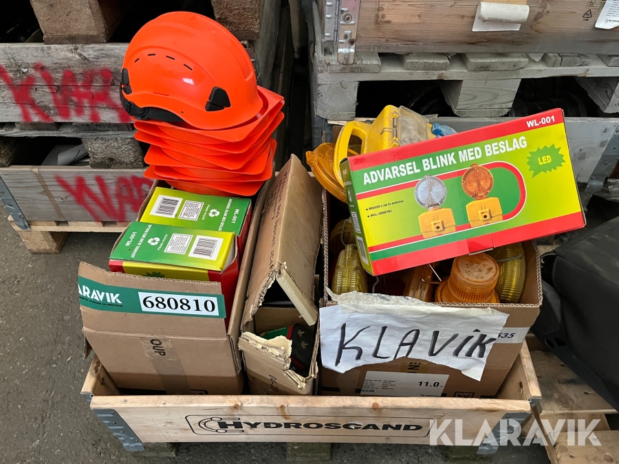 Vejmakering lamper og batterier