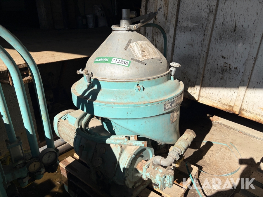 Separator Alfa Laval MAPX 313TGT 24 4077 16 industriseparator centrifuge