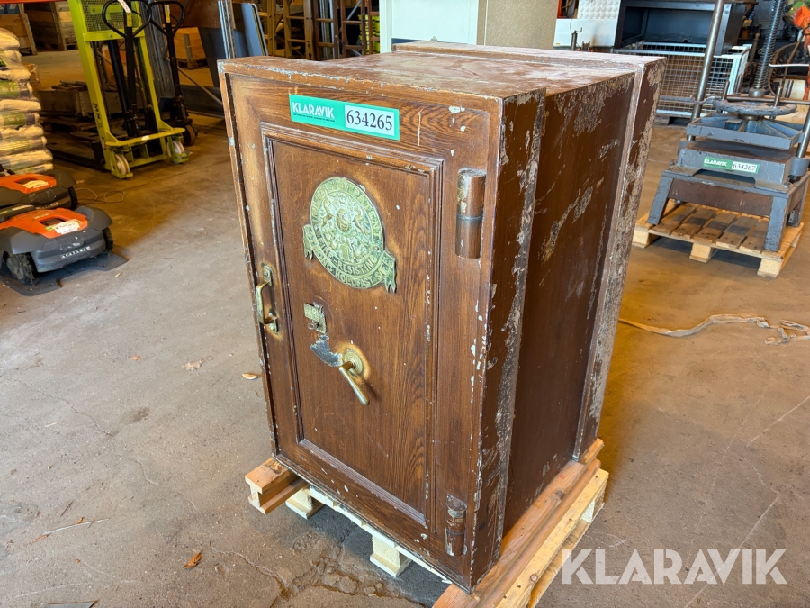 Pengeskab Milners Patent Fire-Resisting Stronghold Fast Safe