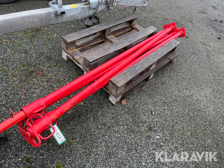 Soldater/Støtter 225-390cm  4styk