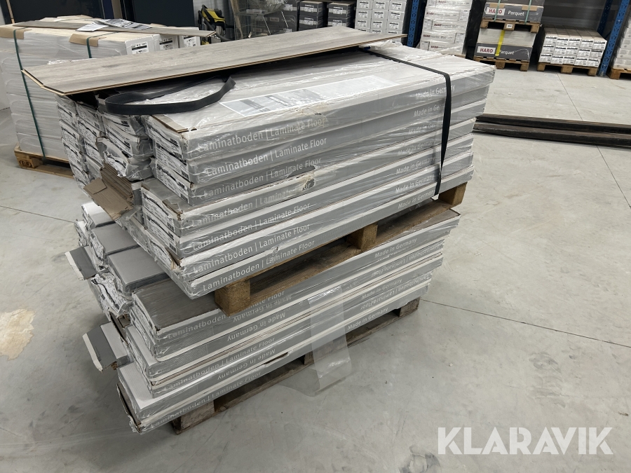 Laminatgulv Haro Eiche Calla Grau 115m2