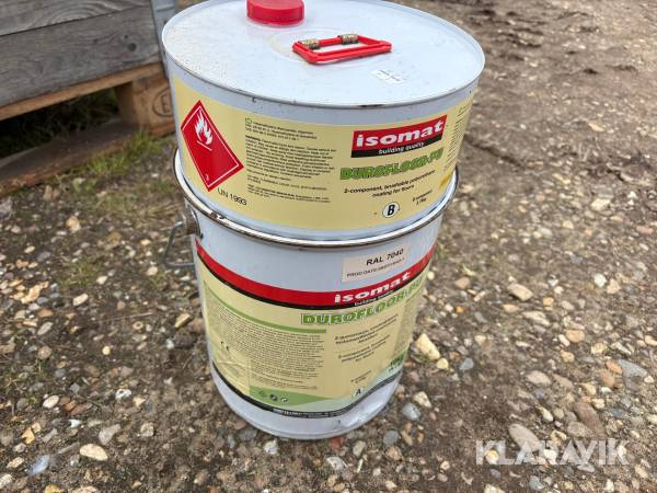 Epoksimaling Isomat Durofloor-PU - 19 styks i alt