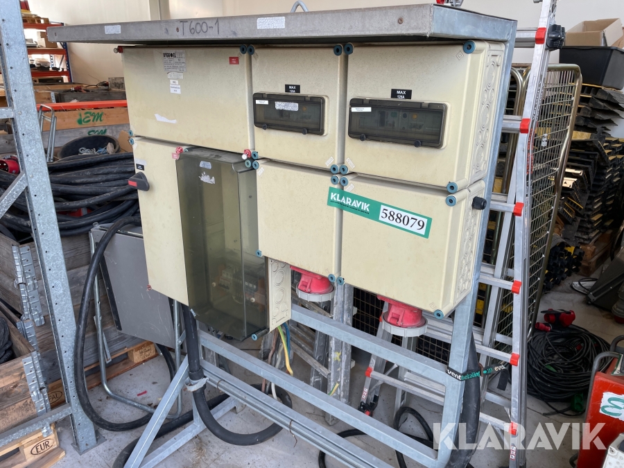 Byggestrøm tavle Bygg el 2x125A