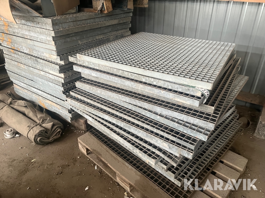 Gitterriste galvaniserede