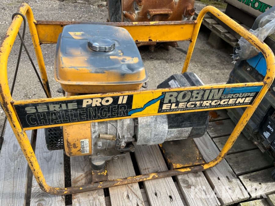 Generator Robin Challenger, Nyborg, Klaravik auktioner