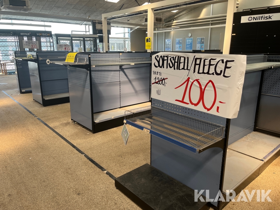 Værksteds/butik inventar