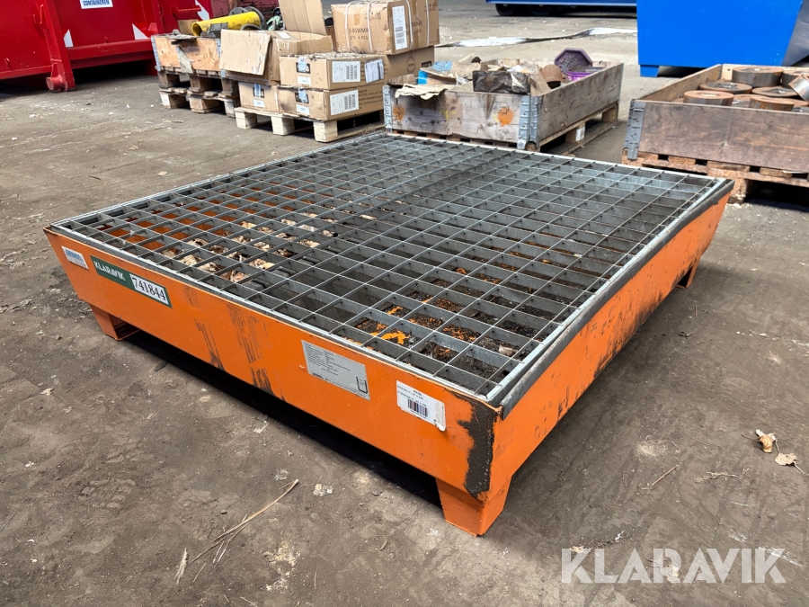 Opsamlingskar / spildbakke Denios Classic-line 4 FC