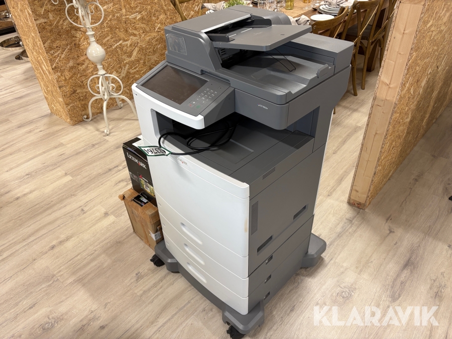 Kopimaskine Lexmark XS796de, Aalborg, Klaravik auktioner