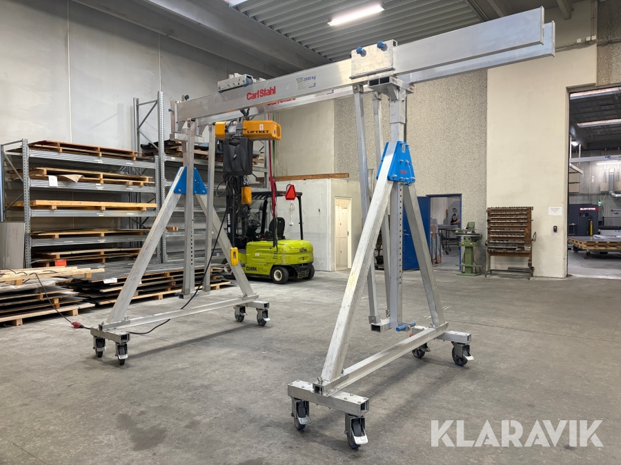Mobil portalkran Carl stahl 2000 kg Liftket kran