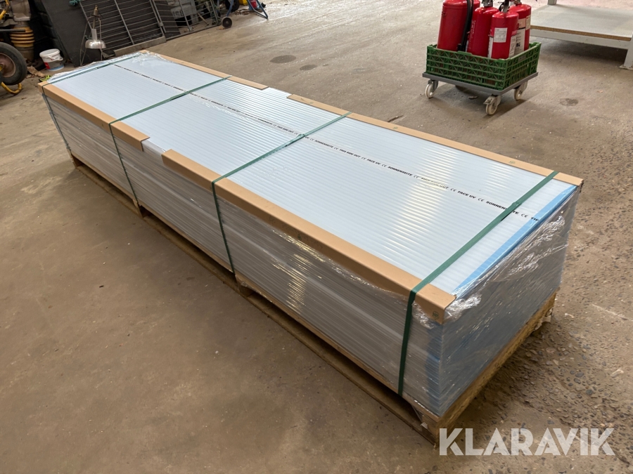 Kanalplader UV-bestandige 4-lags 40 styk