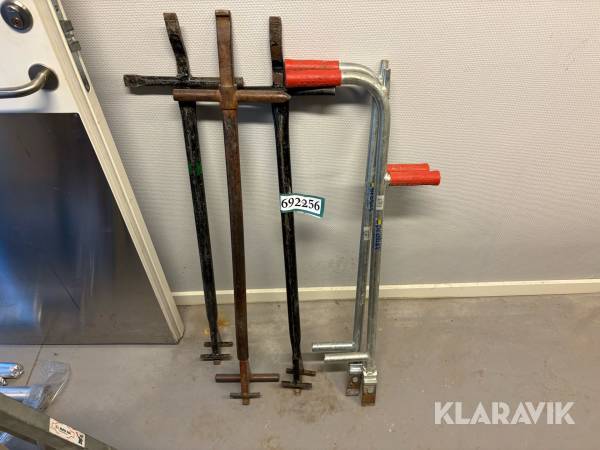 Dækselnøgle og løfter 5 styk