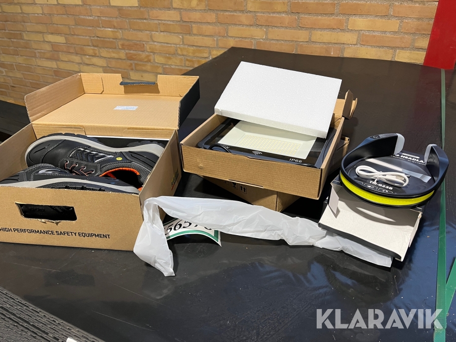 Lamper og sko Blåkläder Sikkerhedssko og lamper