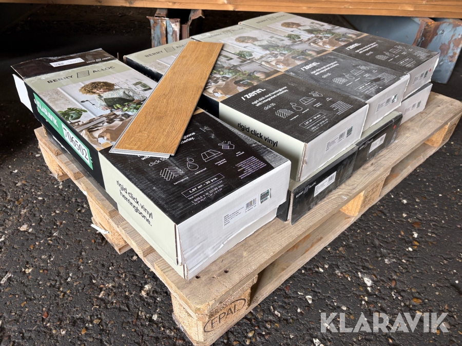 Sildeben - vinyl klikgulv Berry Alloc Zenn 15,7kvm - 8 pakker