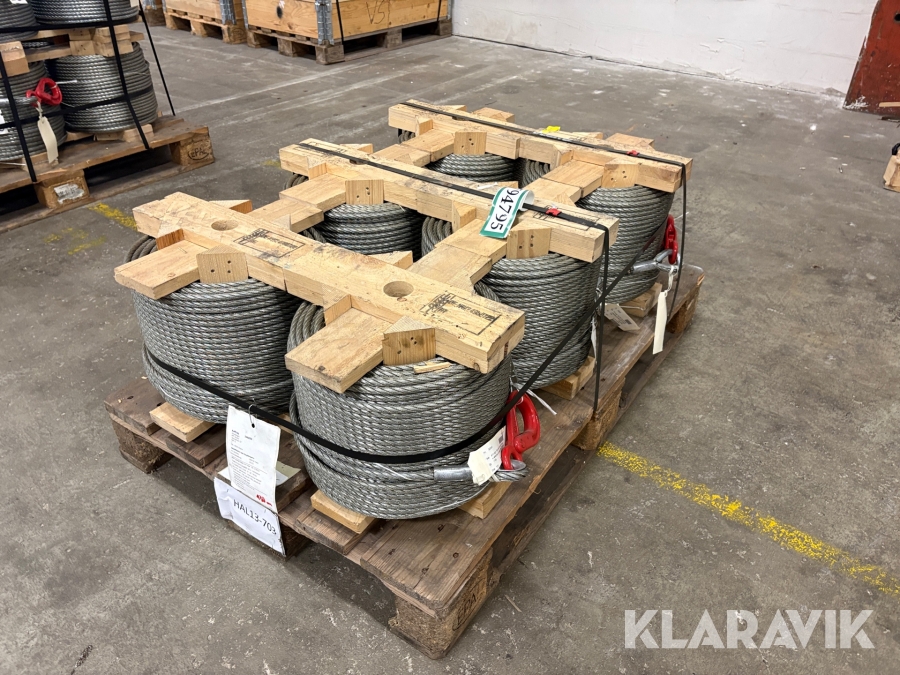 Stålwire Drahtseilwerk Hemer Taurus Wire Top E Safetyhook 6 bundter 780 m