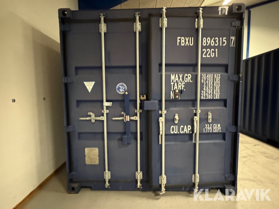 Lukket container Boxit SP-ITPF-20(30T), Silkeborg, Klaravik