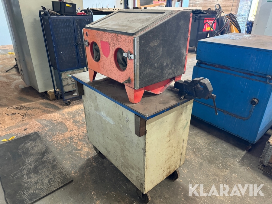 Sandblæsning Maskine på bord