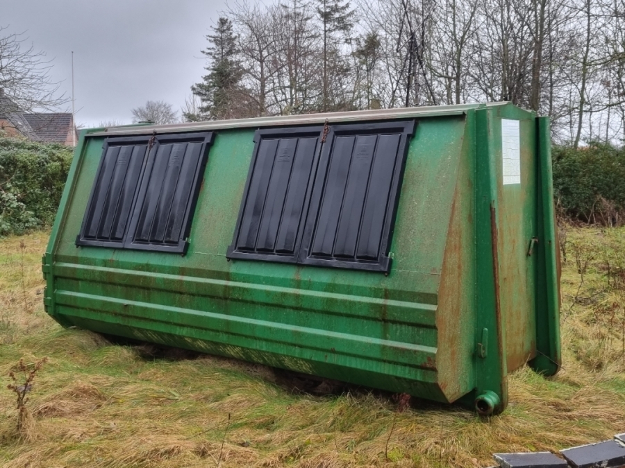 3.5m lukket Container
