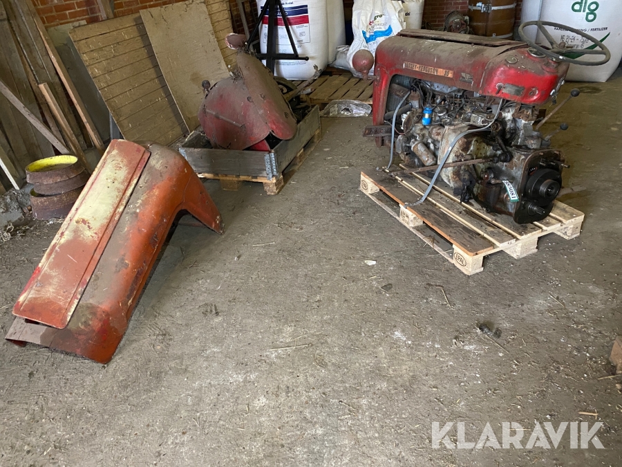 Motor og gearkasse Massey Ferguson 35