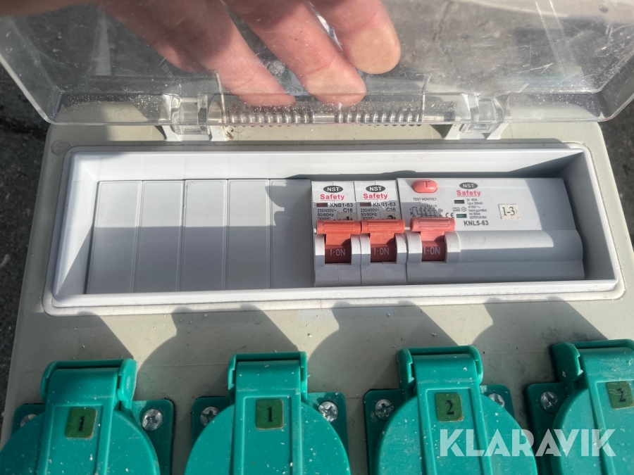 Byggestrøm tavler NST 5 styk