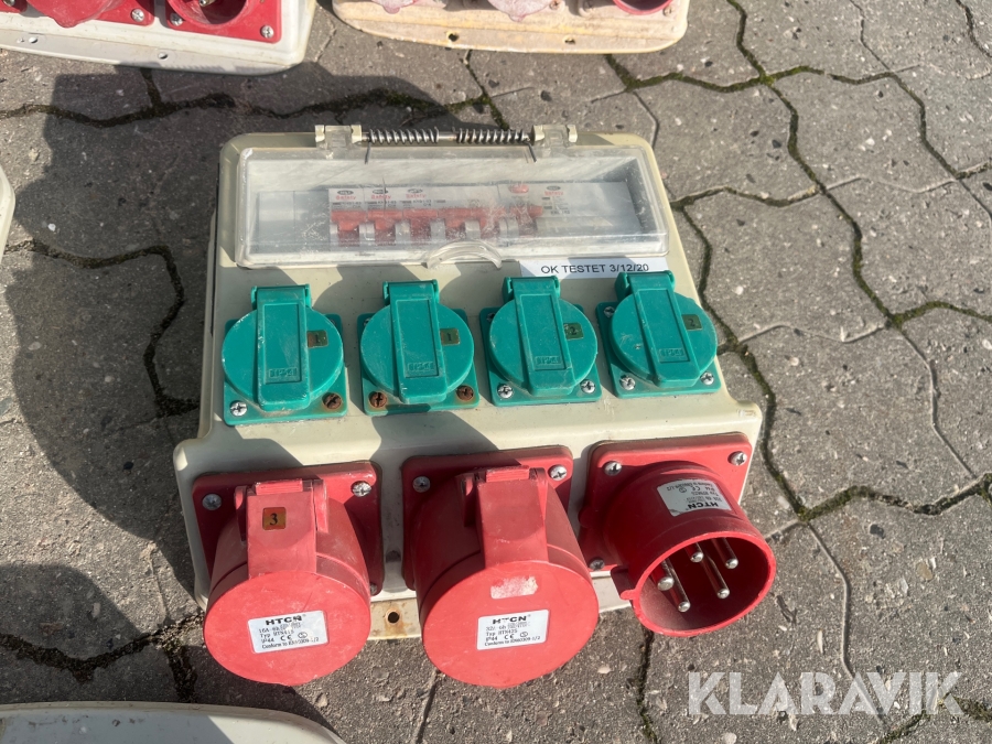 Byggestrøm tavler NST 5 styk