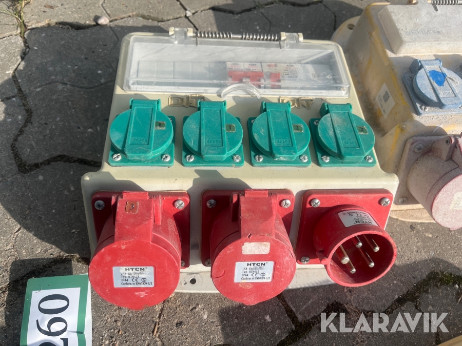 Byggestrøm tavler NST 5 styk