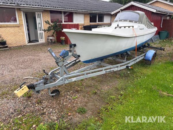 Båd med trailer Havjagt 22