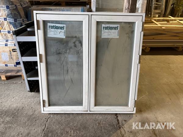 Vindue Rationel dannebrog 2 fags 1 styk