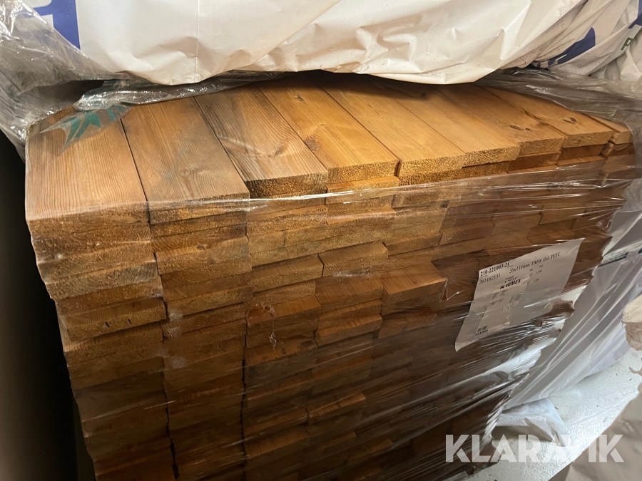 Terrassebrædder Wimex Fyrtræ 387 styk