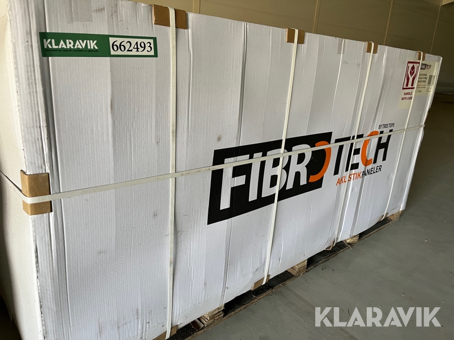 Akustikpaneler Fibrotech Unika 25 / Black oak 80 styk