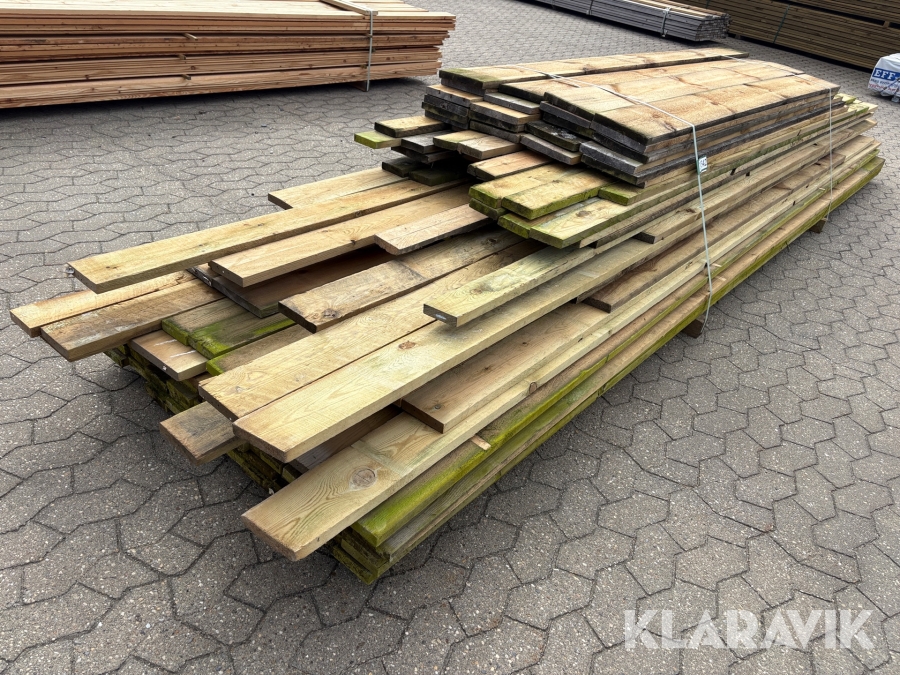 Blandet lot Trykempraneret træ