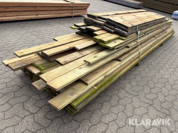 Blandet lot Trykempraneret træ