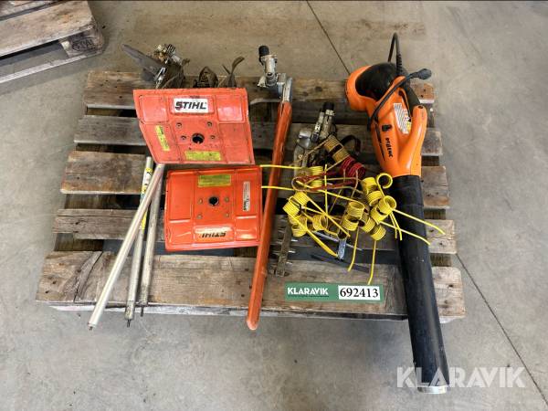 Diverse tilbehør til havemaskiner Stihl /Pellence