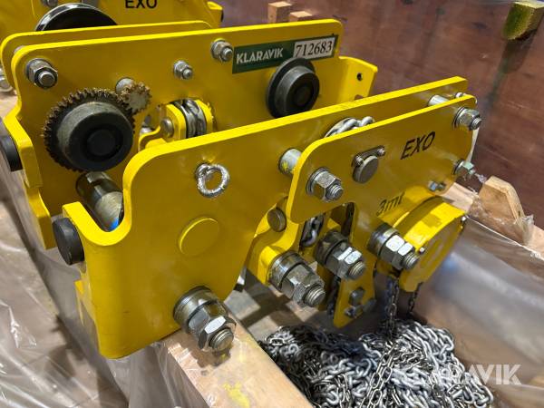 Løbekat med talje Exo 3 tons - med side og endeforskydning