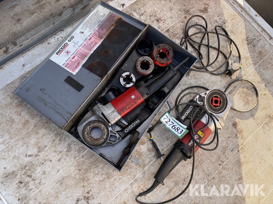 Rørskærer Ridgid 600 - 2 styk