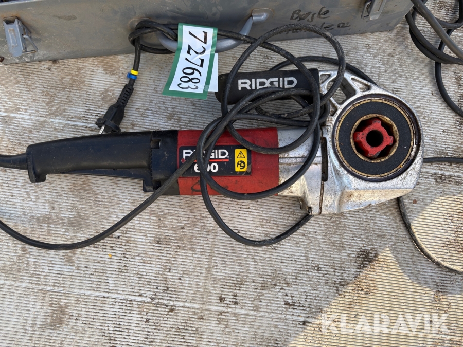 Ridgid R6002 Rørskærer Ridgid 600, Vallensbæk, Klaravik auktioner