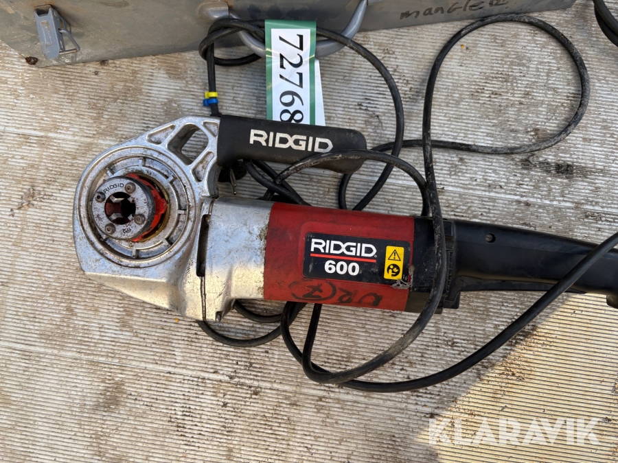 Ridgid R6002 Rørskærer Ridgid 600, Vallensbæk, Klaravik auktioner