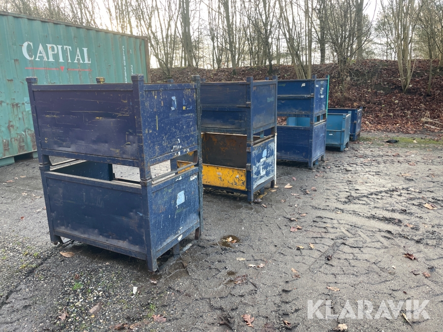 Metal container 6 styk